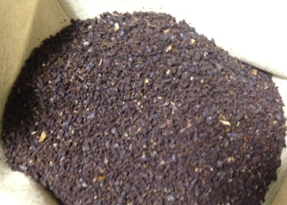 コーヒー豆から挽いてある粉を使う