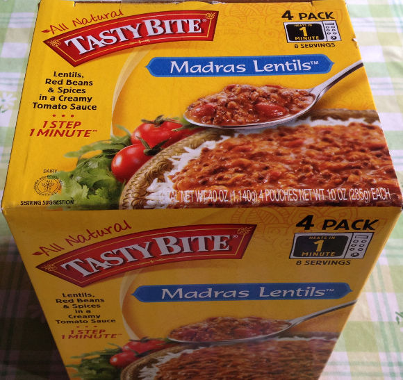 コストコの『Madras Lentils』を購入！ご飯に合うの？橙赤色の豆の味は？